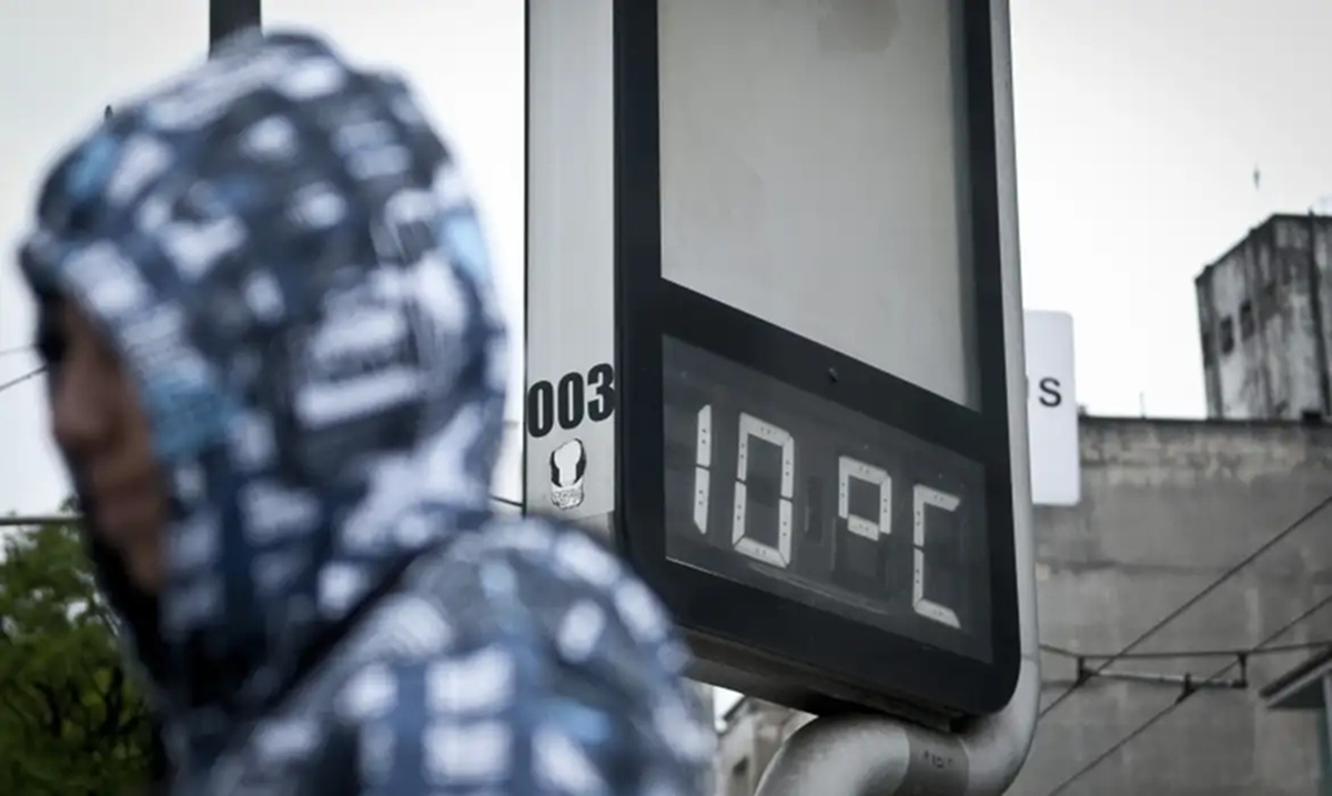 Chegada da frente fria será acompanhada de uma massa de ar polar que fará as temperaturas despencarem