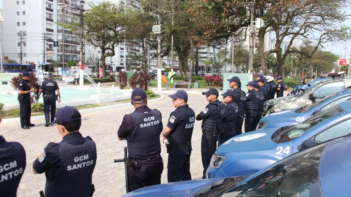Santos recebe reforço com a chegada de 50 novos guardas da GCM