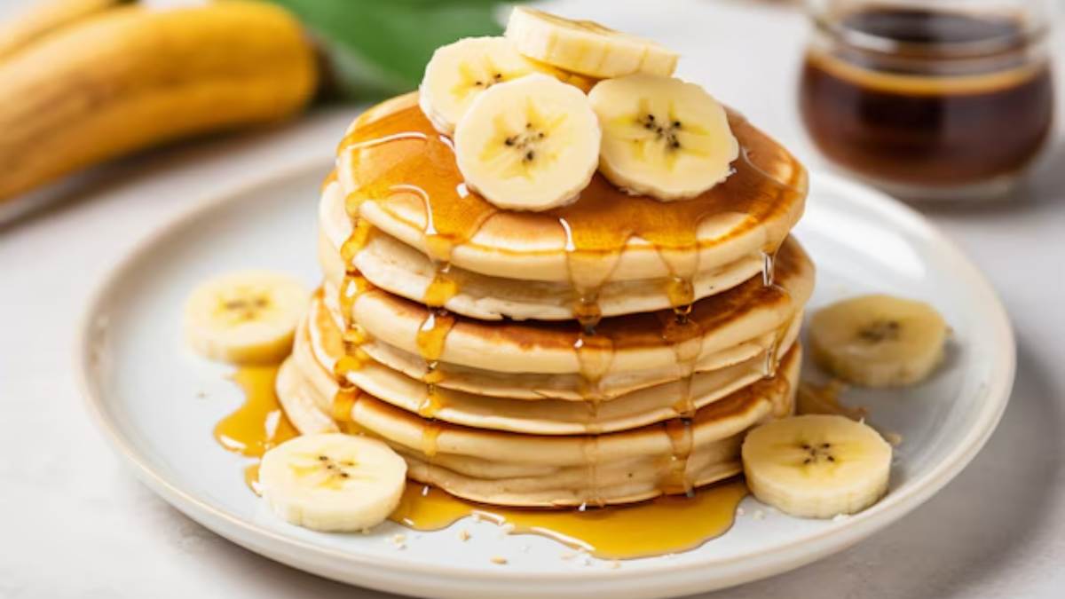 A panqueca de banana pode ser feita sem farinha e sem açúcar