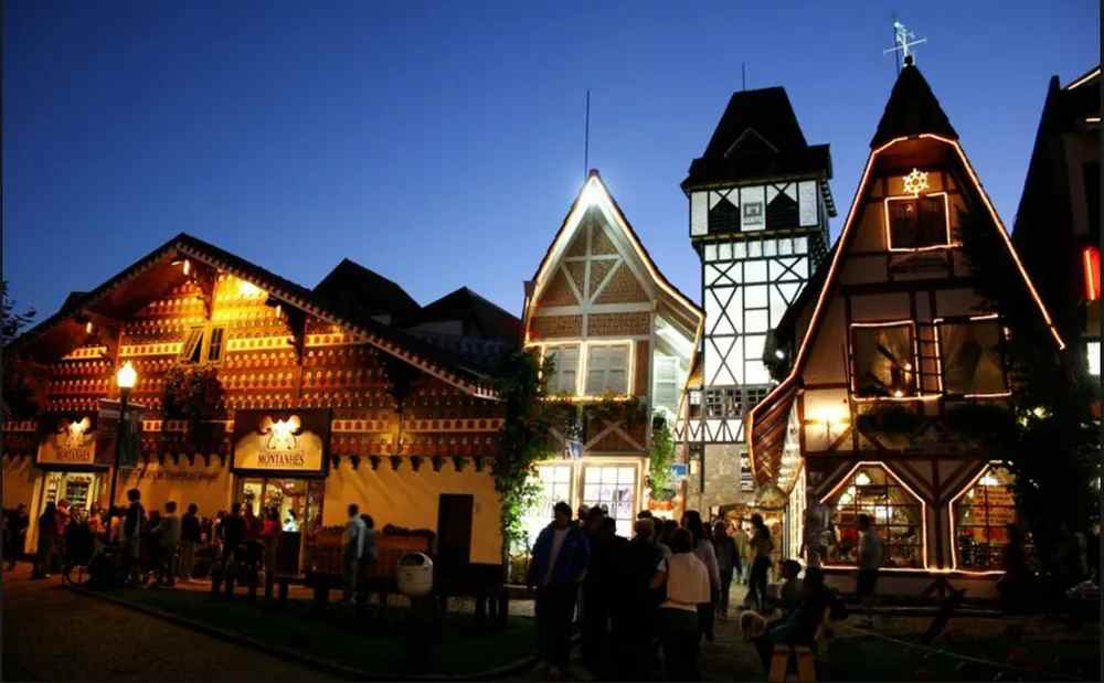 A arquitetura também remete aos países europeus