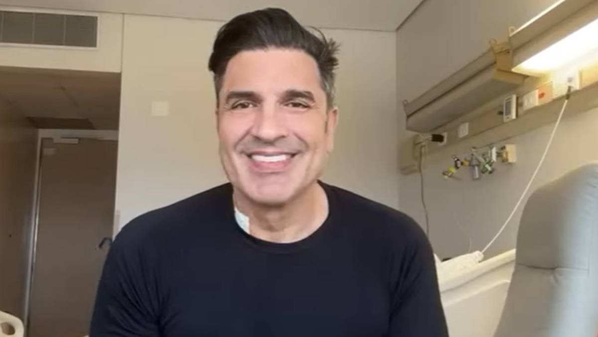 Edu Guedes em vídeo publicado no Instagram relata seu estado de saúde