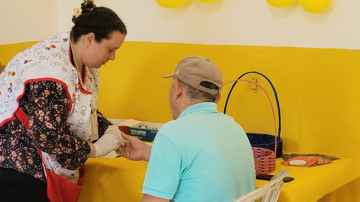 A iniciativa ocorreu em alusão ao Julho Amarelo, campanha nacional de conscientização sobre as hepatites