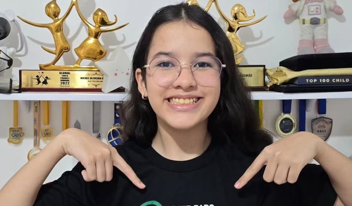 Conhecida carinhosamente como Nicolinha, a jovem já detectou 80 asteroides e, desde os 6 anos, atua como divulgadora científica