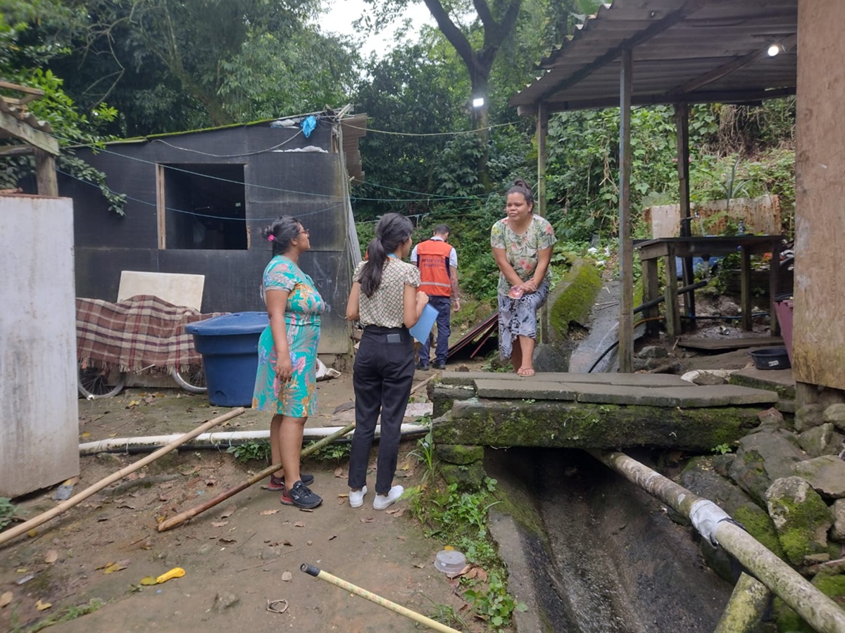 Comunidade Mantiquera vive em áreas de risco para chuvas e deslizamentos