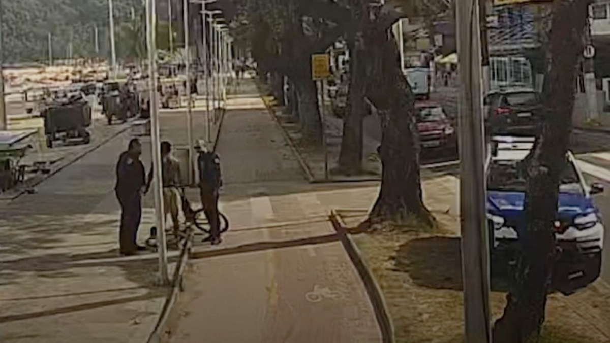 Os guardas presenciaram o furto e acionaram de imediato uma viatura