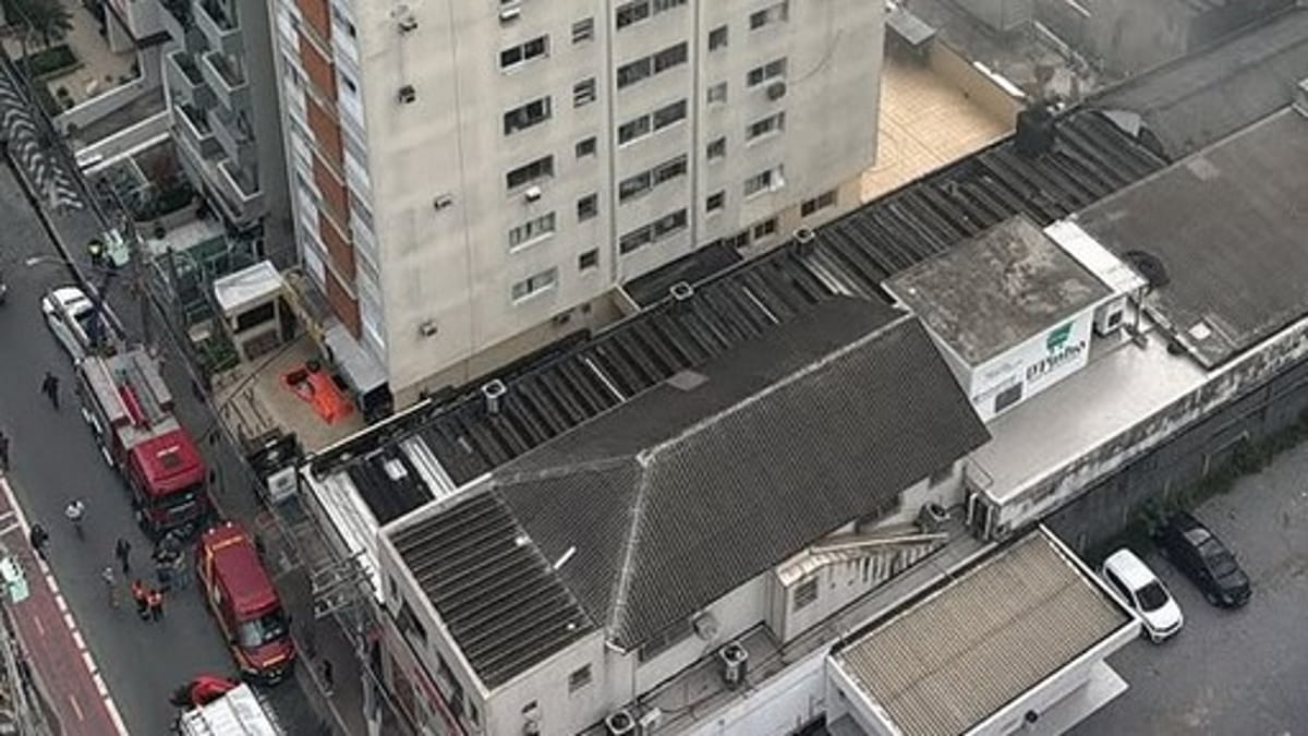 Incêndio aconteceu no bairro Boa Vista, em São Vicente