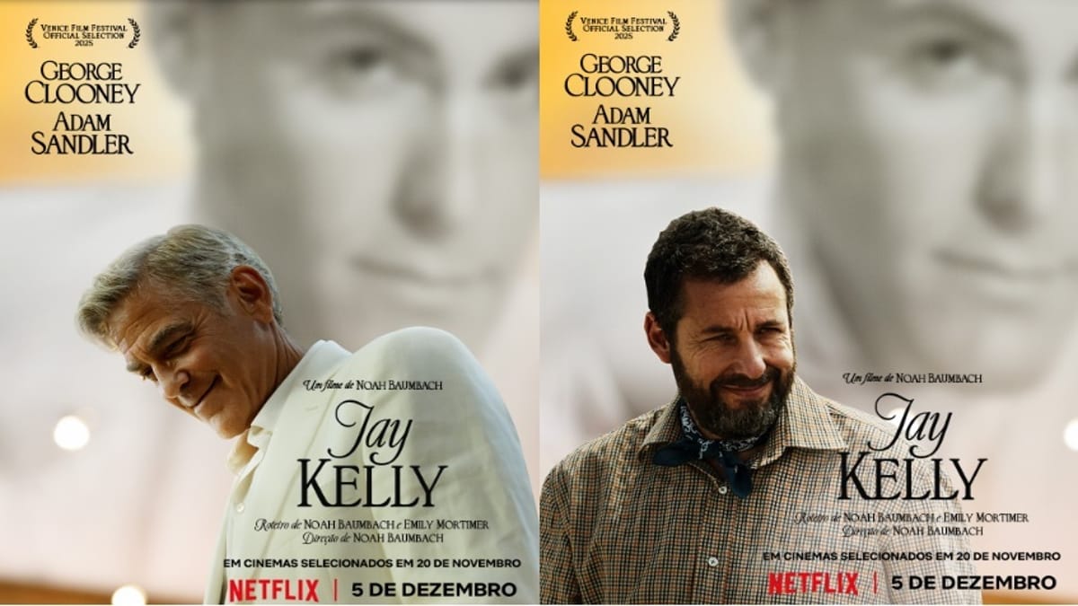'Jay Kelly' é estrelado por George Clooney e Adam Sandler