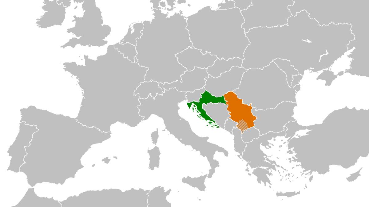 A 'República de Verdis' fica localizada entre a Croácia e a Sérvia