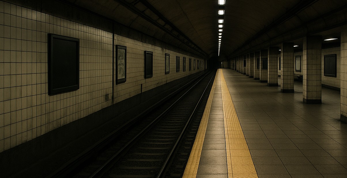 Há muitas estações vazias e misteriosas no metrô de SP / Imagem apenas ilustrativa