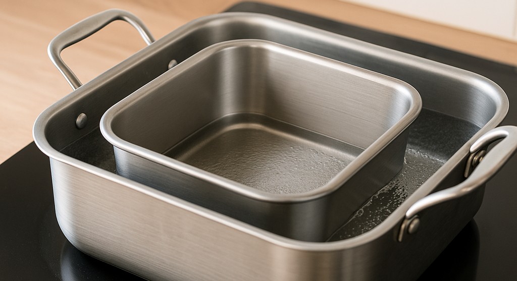 A técnica do 'banho-maria' é muito utilizada na culinária de todo o mundo