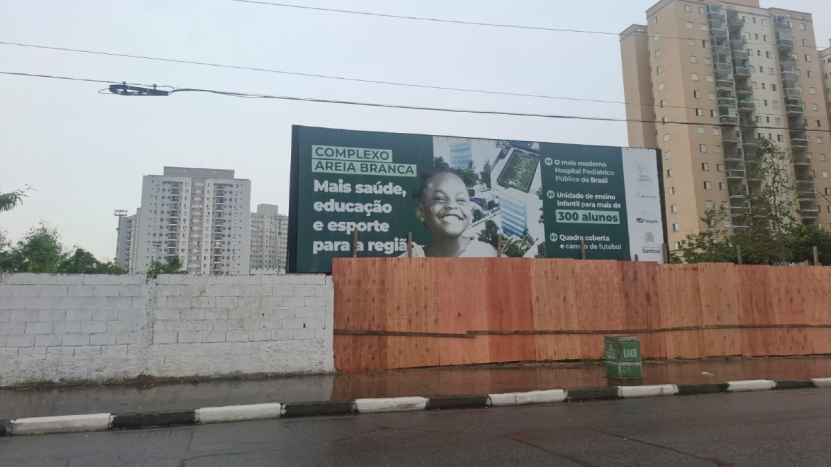 Equipamento sequer começou a ser construído no terreno que fica na Avenida Manoel Ferramenta Júnior (Areia Branca)