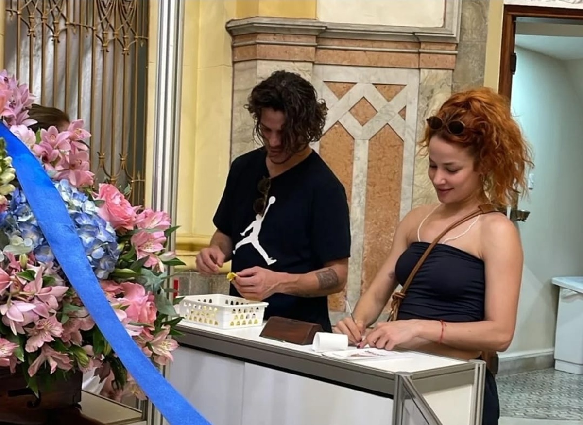 José Loreto reservou a tarde para fazer pedido à Nossa Senhora de Monte Serrat