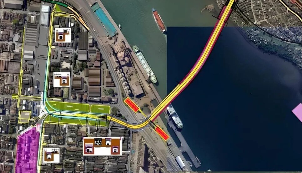 O projeto do túnel Santos-Guarujá, no litoral de SP