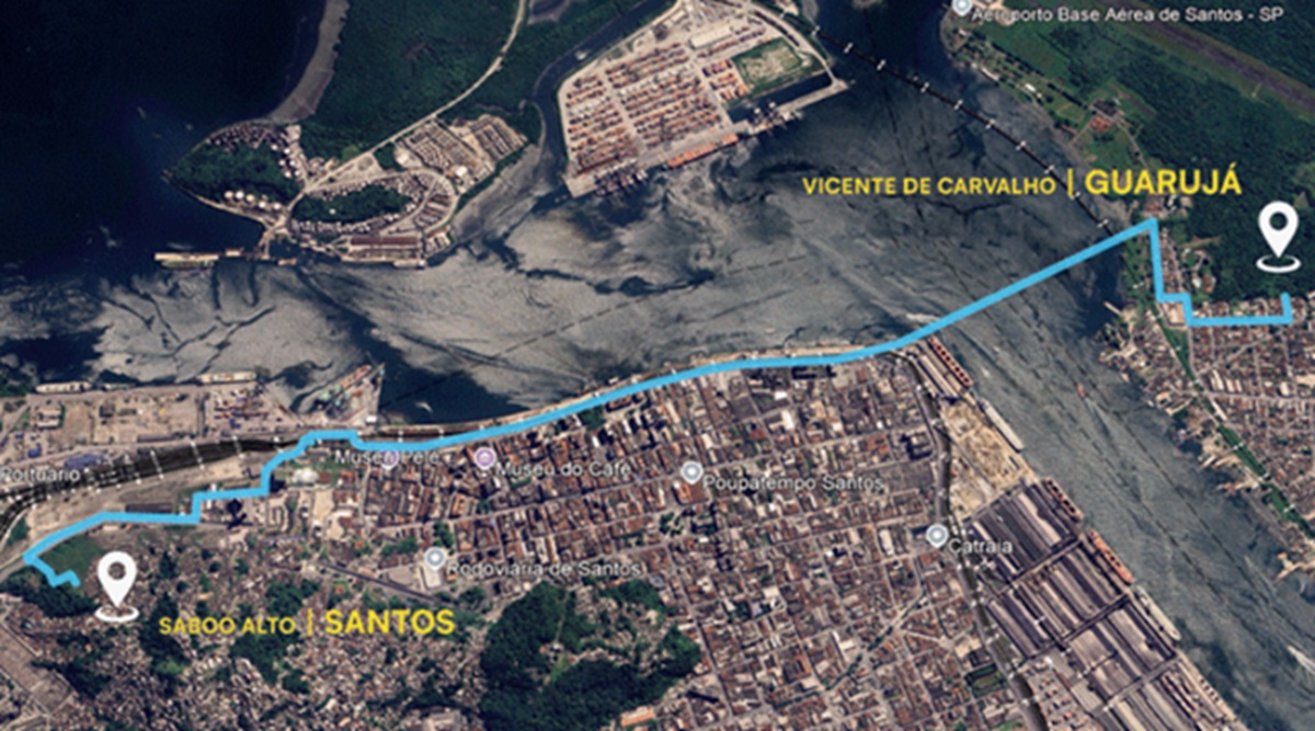Obras que iniciaram nesta segunda (15) deve 'atrapalhar' o trânsito da entrada de Santos