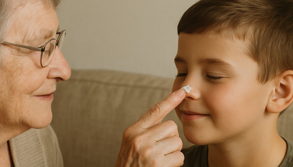 Avós passam o segredo da pomada para seus netos