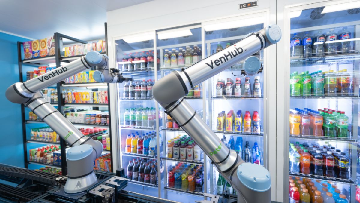 A empresa VenHub realiza vendas por meio de robôs