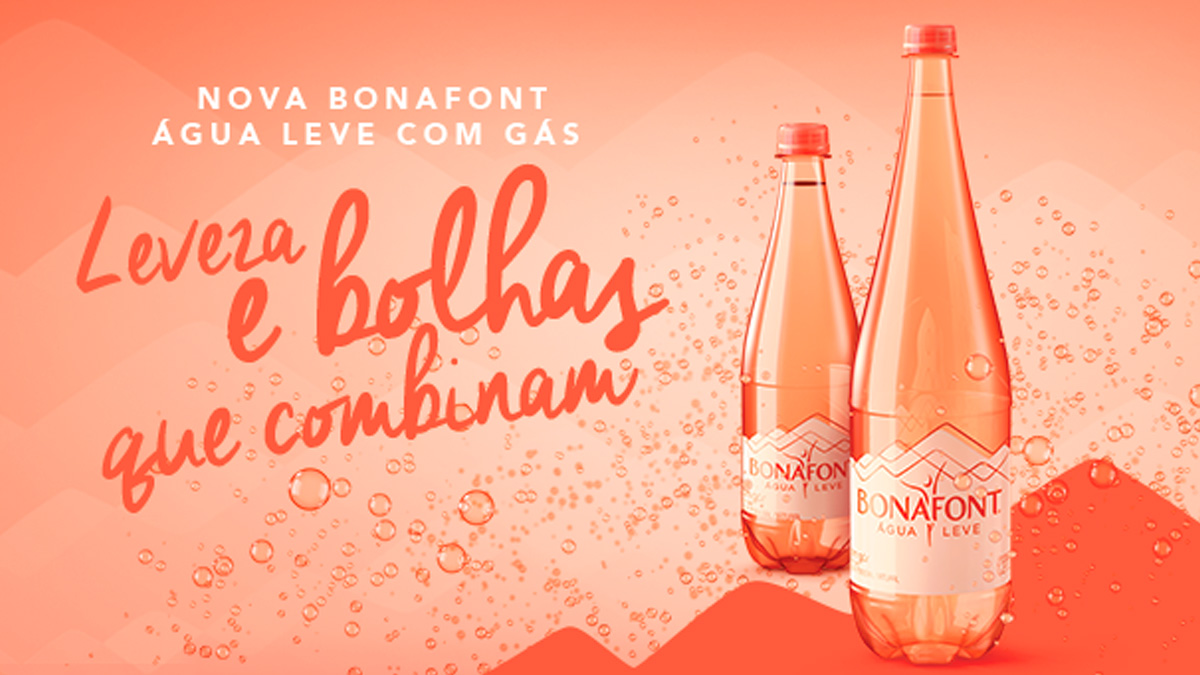 Lançada no Brasil em 2008, a Bonafont tornou-se uma das águas minerais mais populares