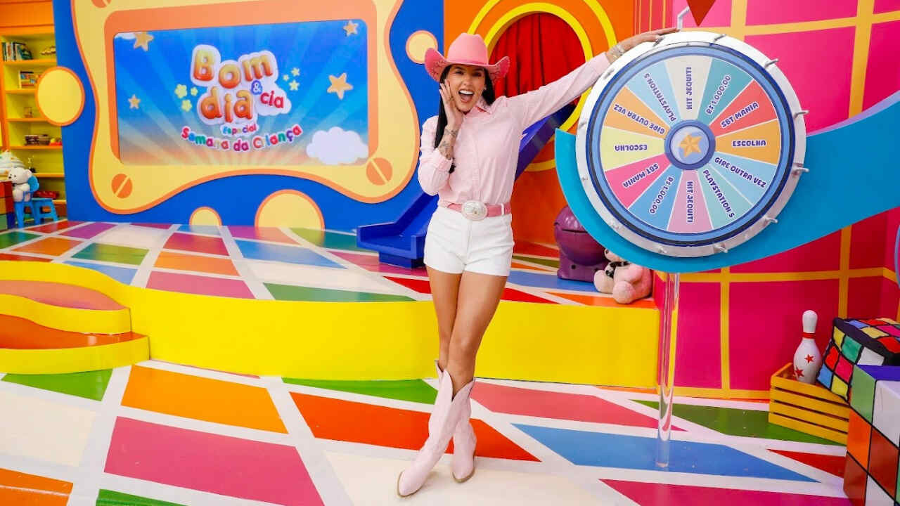 A Boiadeira participou de uma edição especial do 'Bom Dia & Cia'