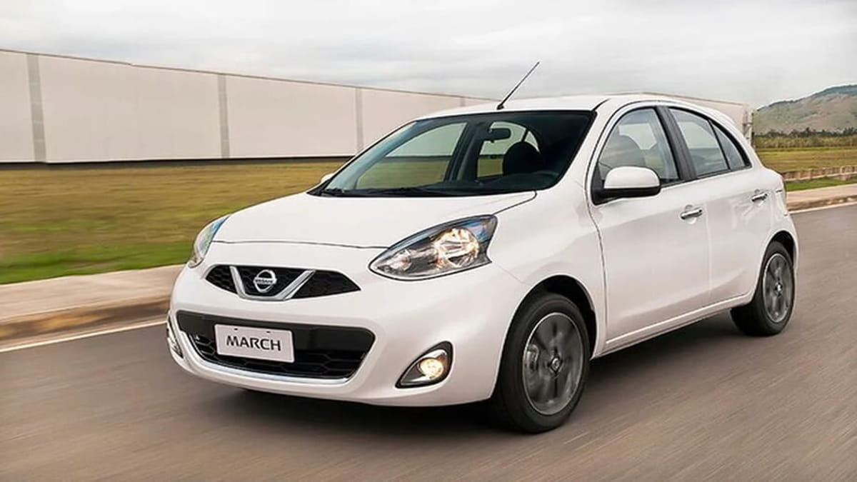 Nissan March é um dos veículos que raramente aparecem nas oficinas