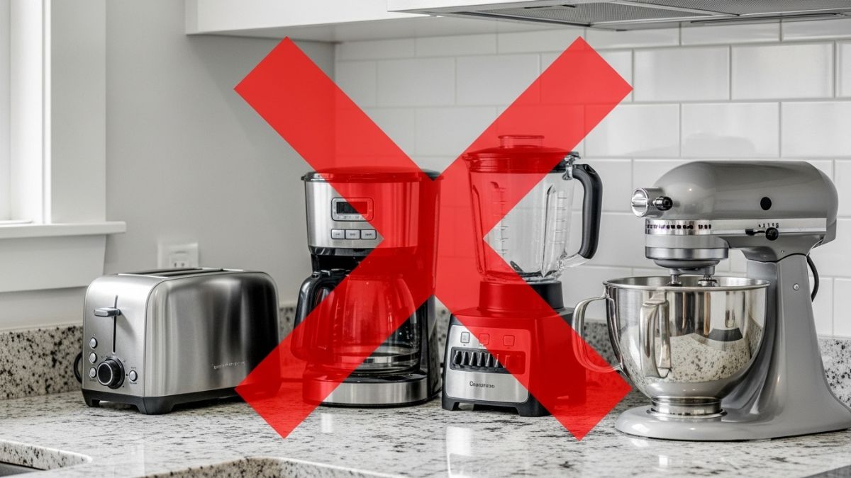 Em cozinhas menores, o acúmulo de aparelhos pode se tornar um grande desafio