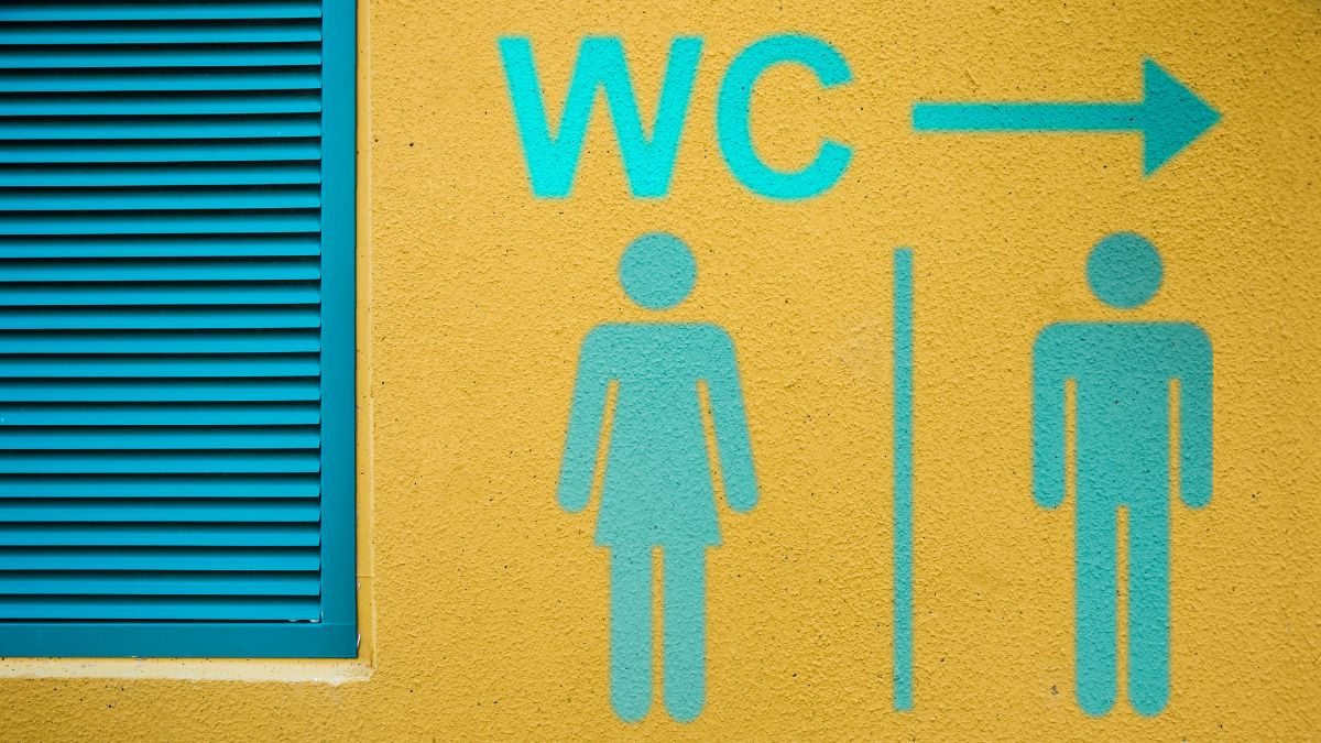 Placas com a sigla 'WC' continuam sendo referência universal para indicar banheiros, mesmo em países onde o termo não é usado no dia a dia