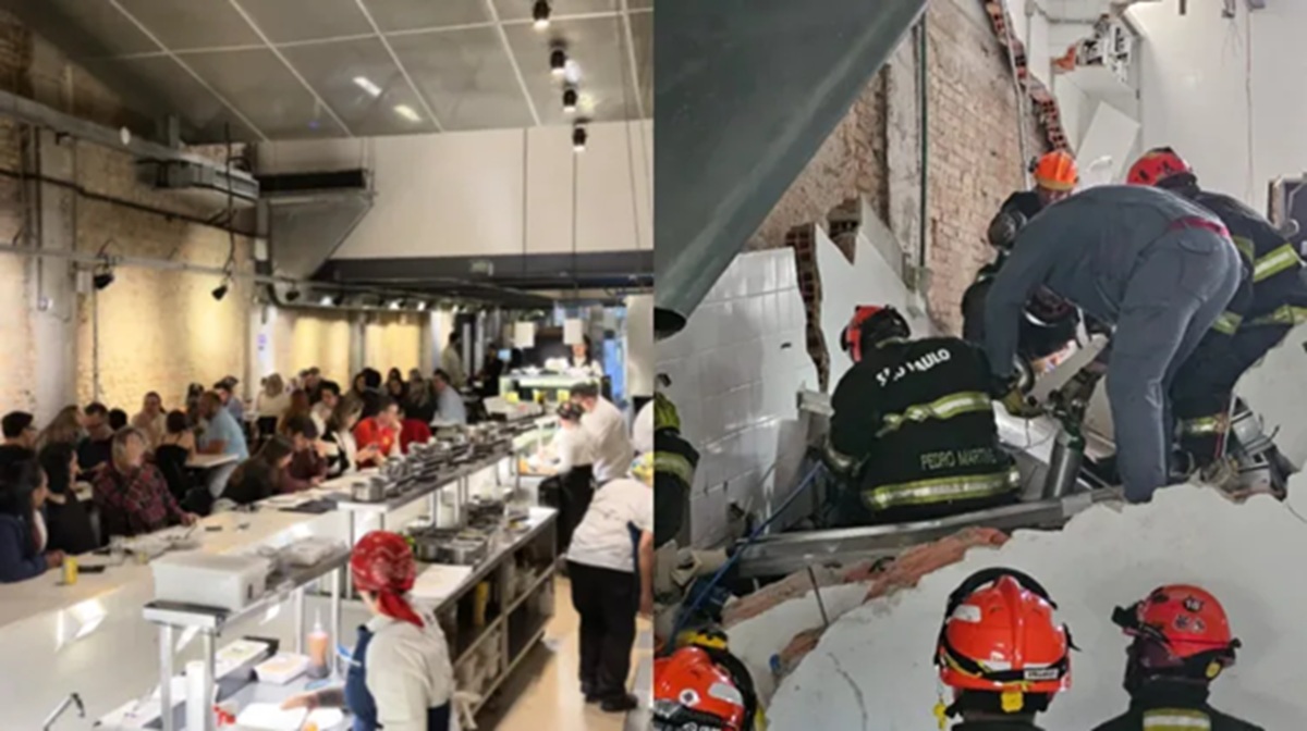 Nas redes sociais, imagens que mostram o antes e o depois do restaurante impressionam