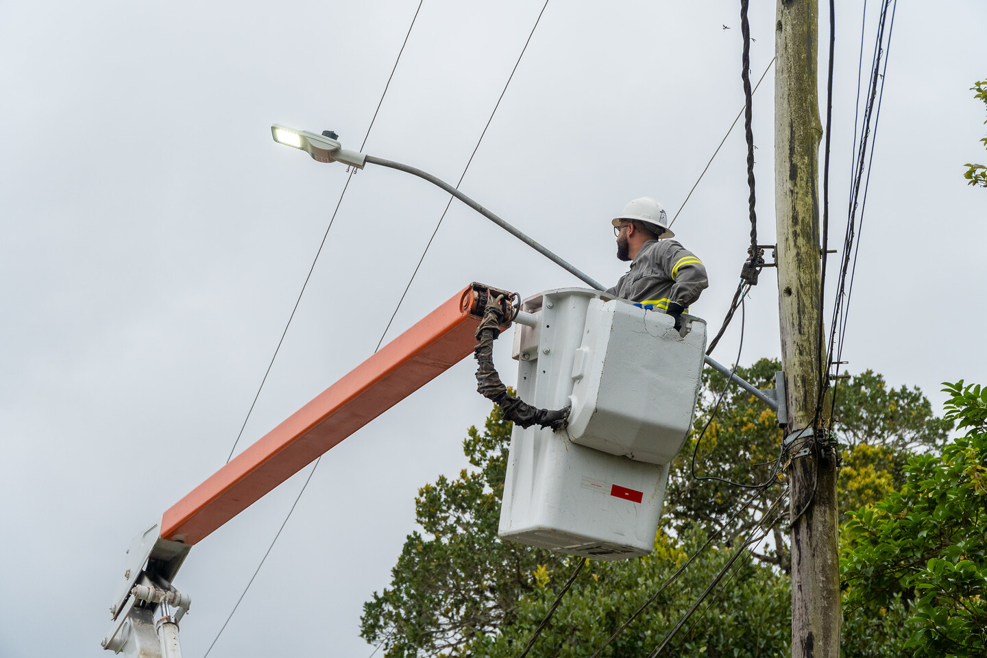 A Prefeitura prevê a modernização da iluminação pública da região norte