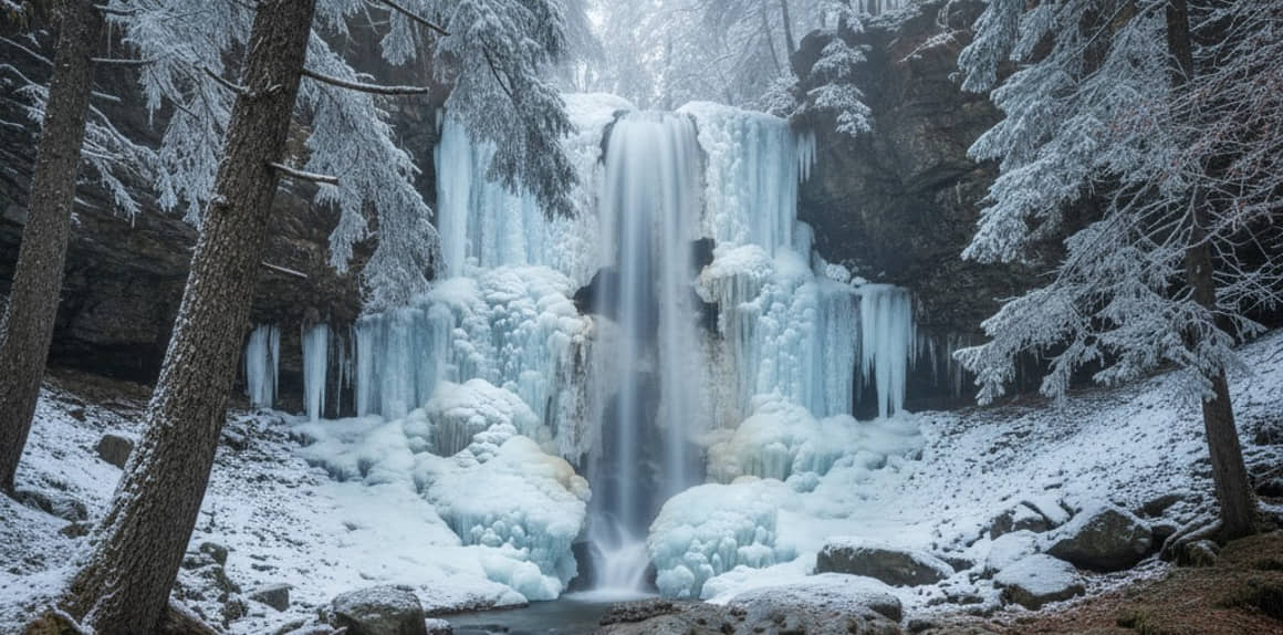 Uma cascata congelada em pleno Brasil intriga pesquisadores do mundo / Foto ilustrativa