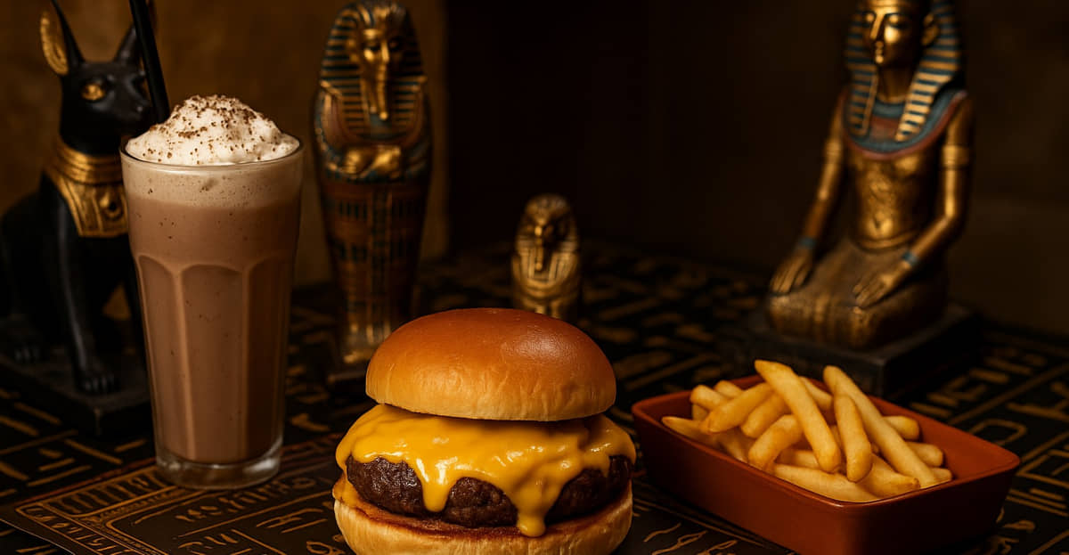 Combo delicioso de lanche e sobremesa / Foto meramente ilustrativa