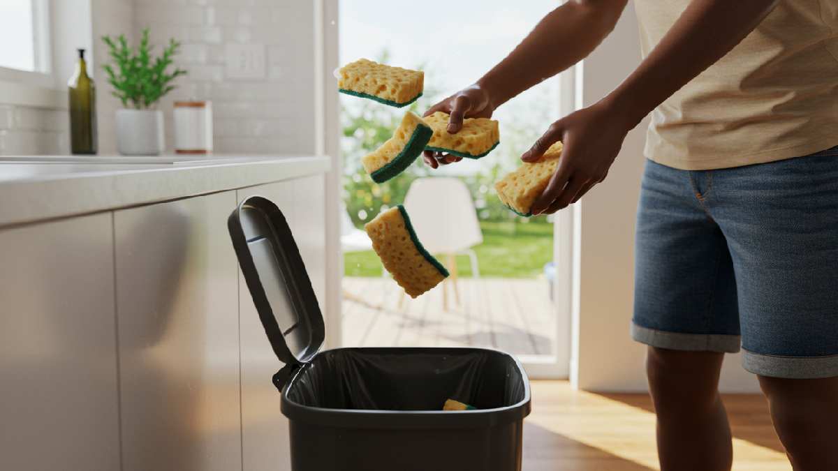 Pequenas atitudes fazem a diferença: veja como trocar sua esponja diminui o descarte de lixo nocivo ao meio ambiente.
