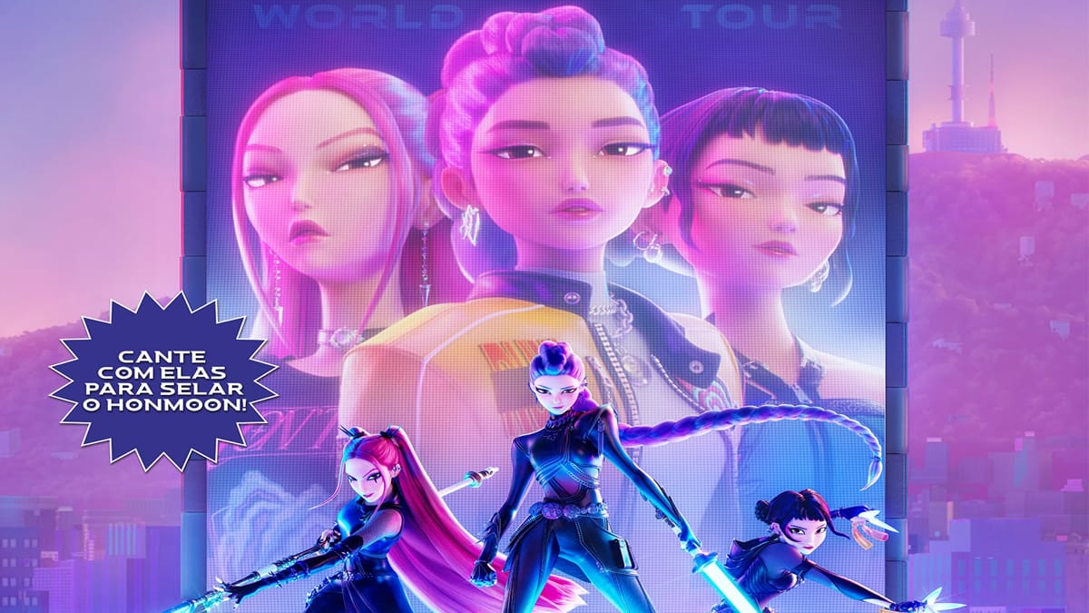 'Guerreiras do K-Pop' será exibido nos cinemas brasileiros durante três dias