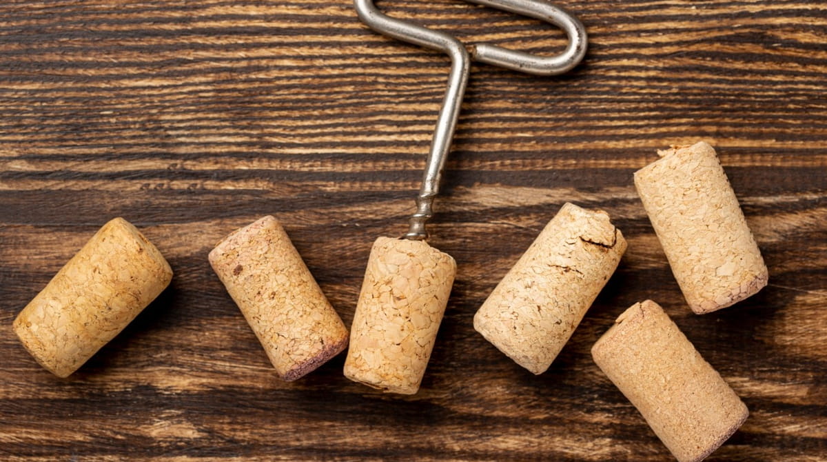 As rolhas de vinho têm uma estrutura porosa ideal para absorver a umidade do ar