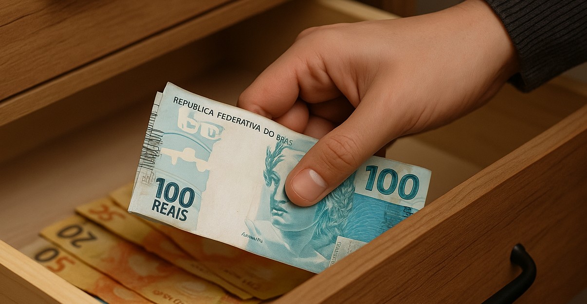 Guardar ou esconder dinheiro em casa tem um lado bom e outro ruim, segundo a psicologia