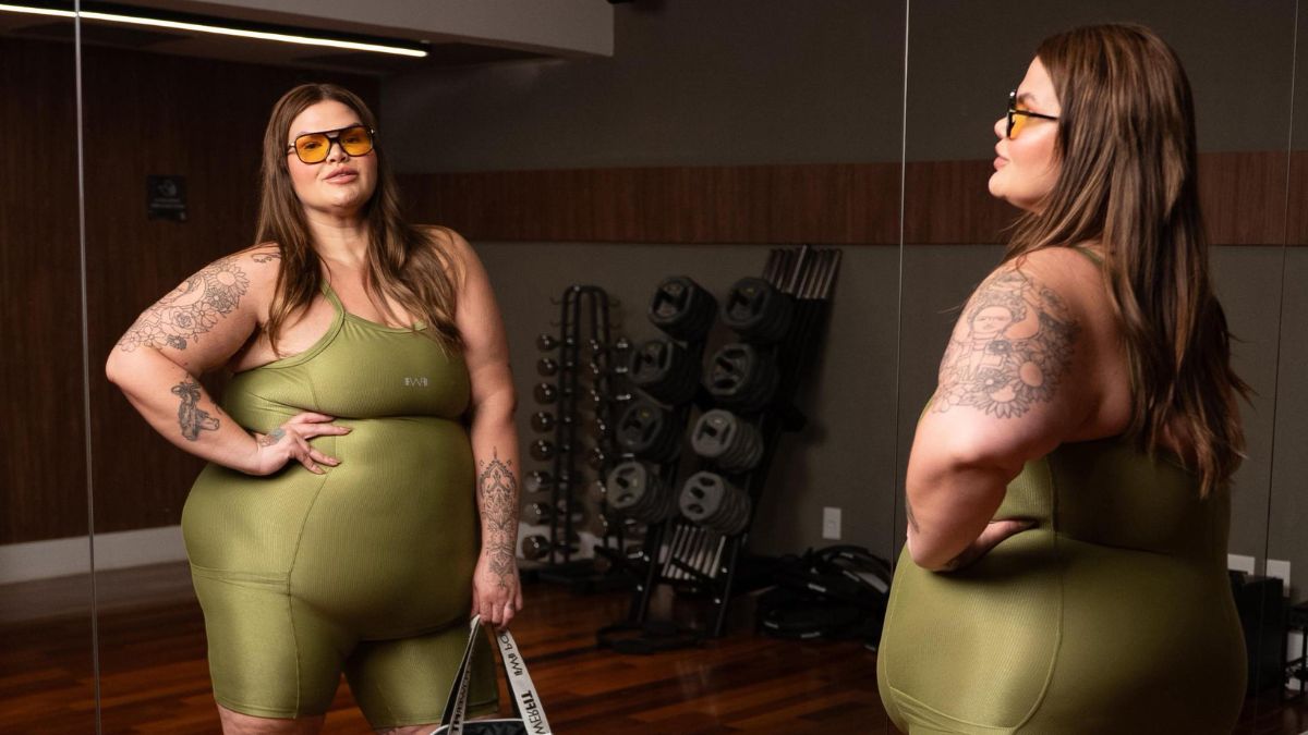 A influenciadora celebrou o emagrecimento e prometeu perder mais kg