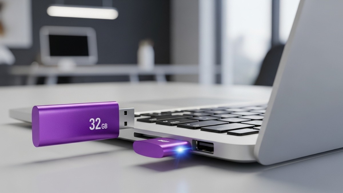 O novo pen drive possui uma velocidade maior