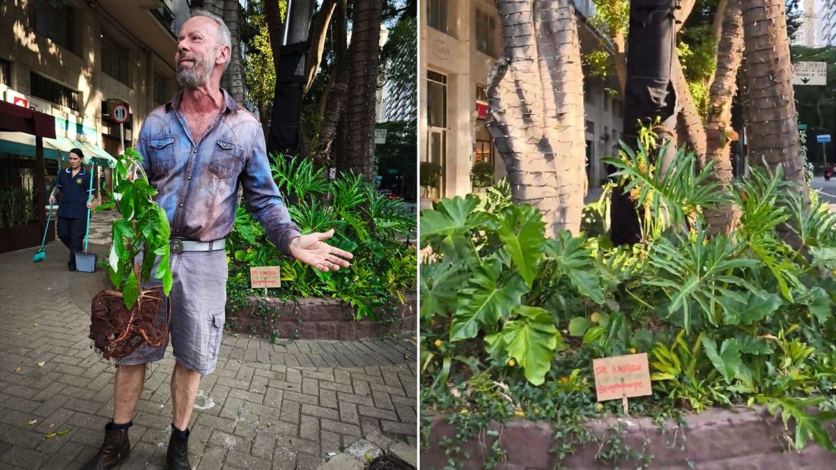 Eduardo Paziam se tornou o 'Jardineiro da República'