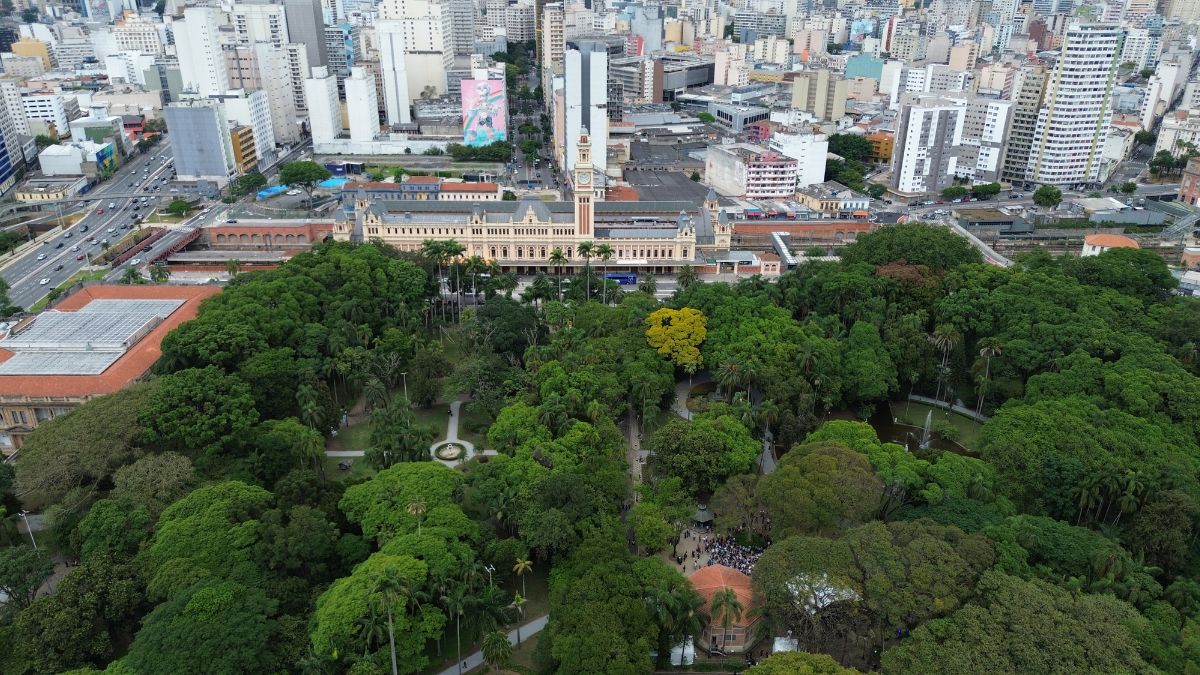 O Jardim da Luz é o parque público mais antigo de São Paulo
