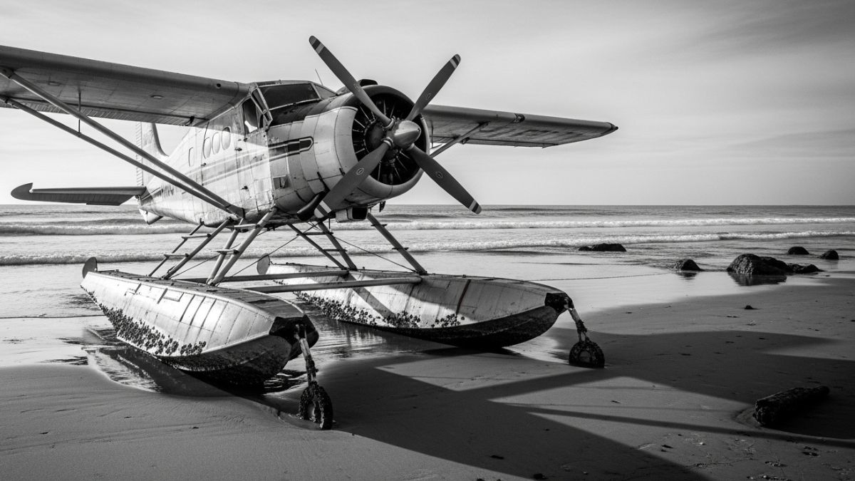 A praia de Santos tornou-se palco de uma atração turística surpreendente: sobrevoos panorâmicos em hidroavião