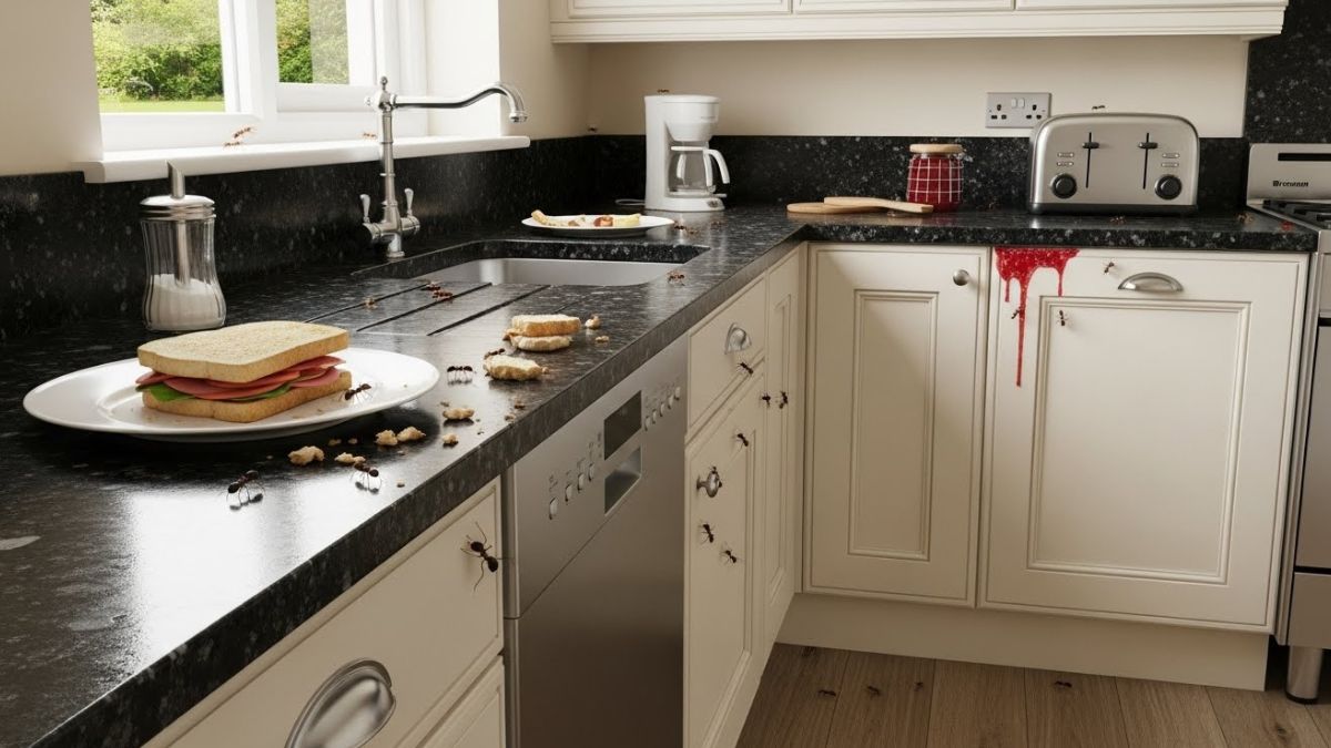 Uma infestação de formigas pode indicar problemas estruturais, pequenas aberturas, frestas ou rachaduras