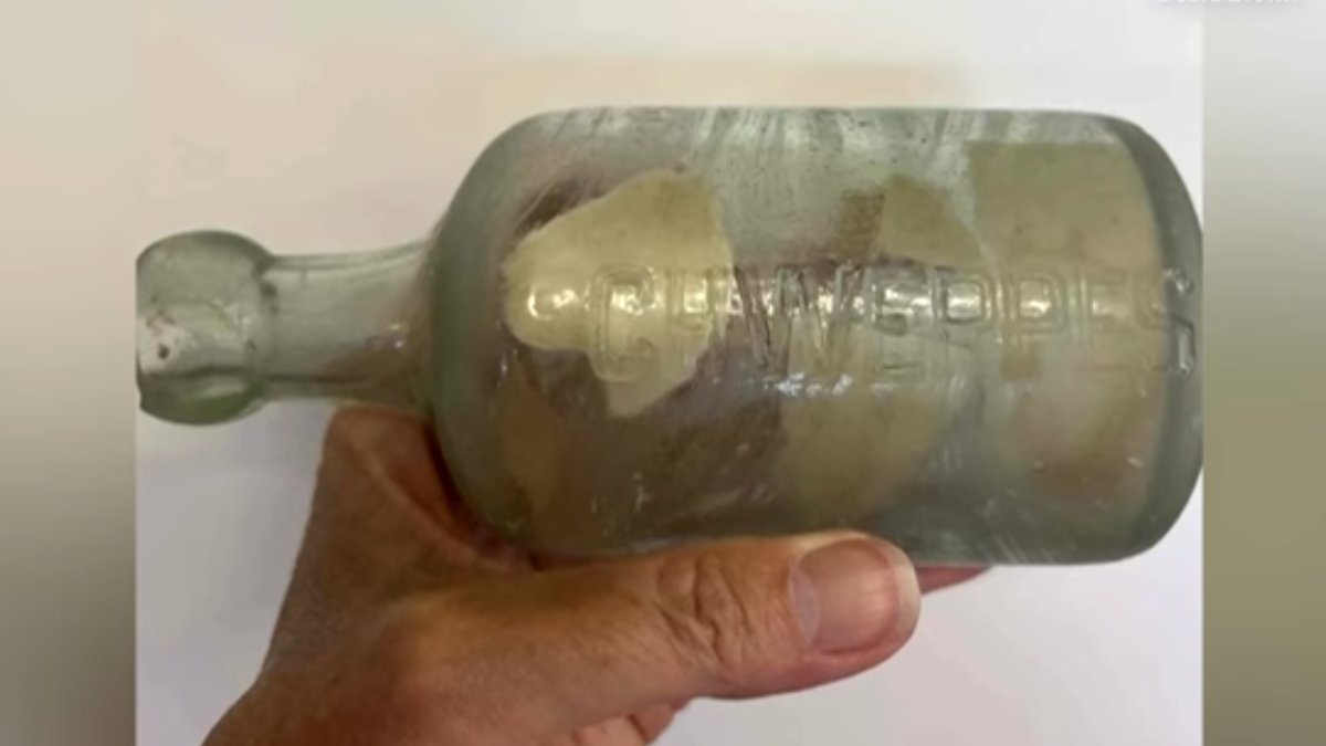 Carta foi encontrada por senhora e carregava mensagem para família dos soldados