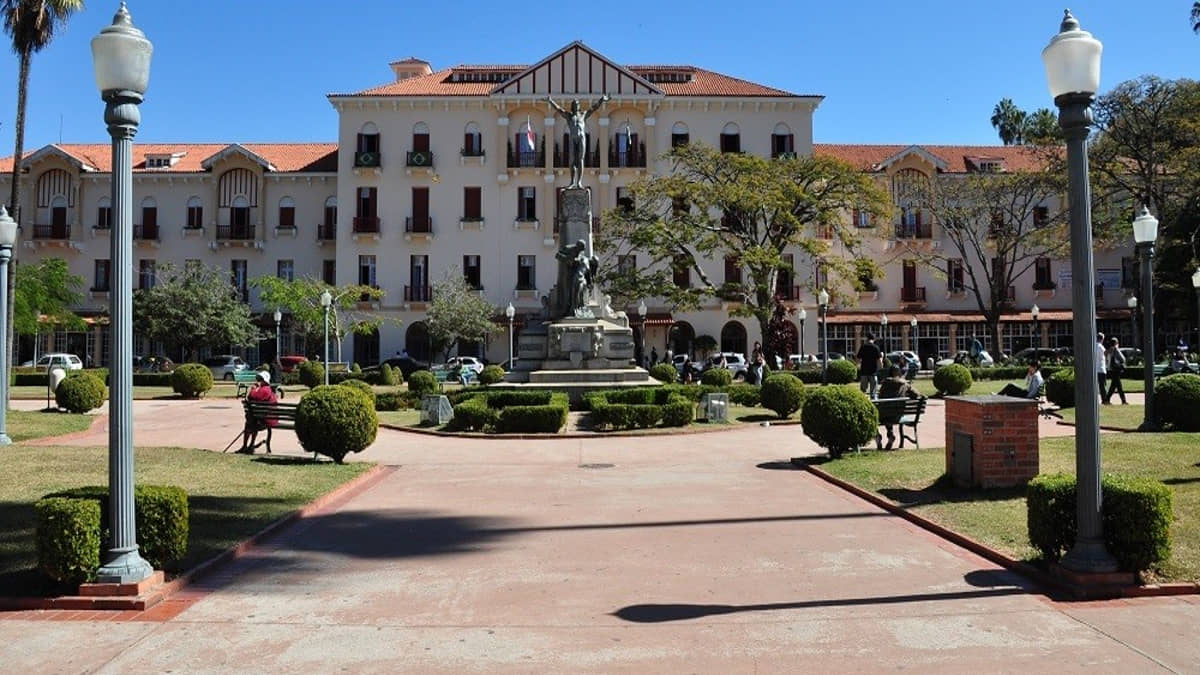 Uma das construções mais simbólicas de Poços de Caldas