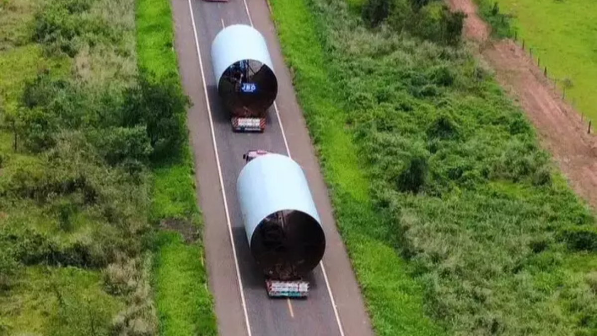 A rota dos equipamentos passa por nações como China, Alemanha, Estados Unidos, Taiwan e países europeus