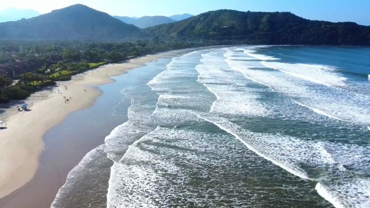 A praia da Baleia é um oasis em meio ao Literol Norrte