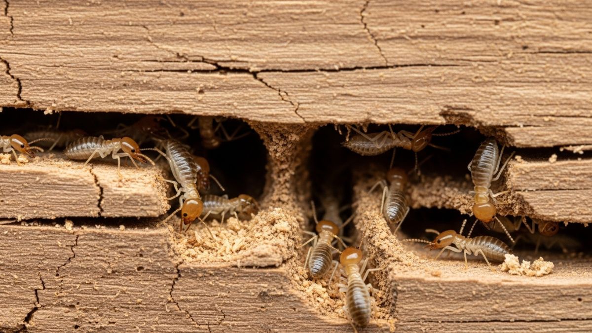 Durante o período de verão, é comum os cupins se proliferarem com mais facilidade