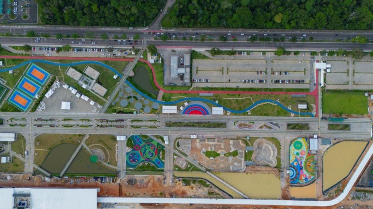 A Zona Verde serve como um