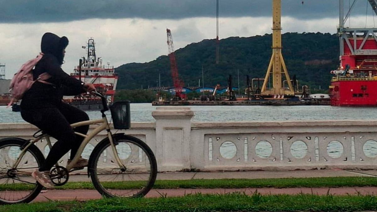 O tempo será de sol durante a semana, mas as nuvens e o frio continuam aparecendo na região do litoral de São Paulo