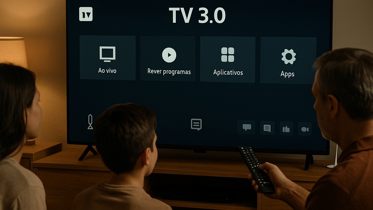A TV 3.0 é a evolução da TV Digital e chega ao Brasil agora em 2026