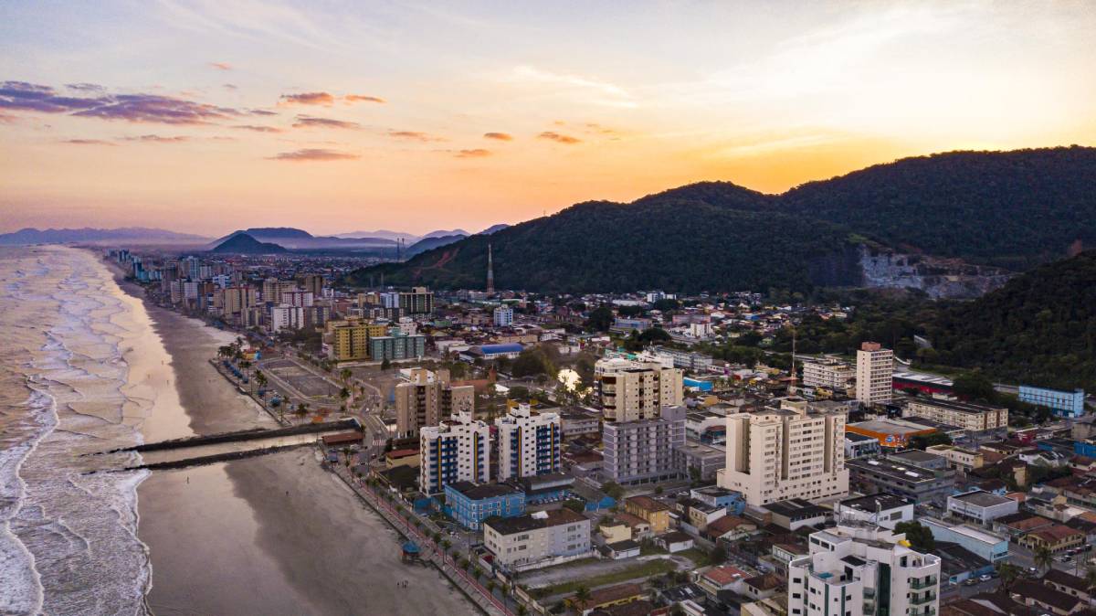 Cidade fica no litoral de São Paulo