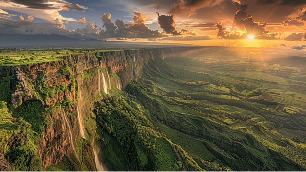 O Vale do Rift Africano marca uma das transformações geológicas mais profundas em curso no continente