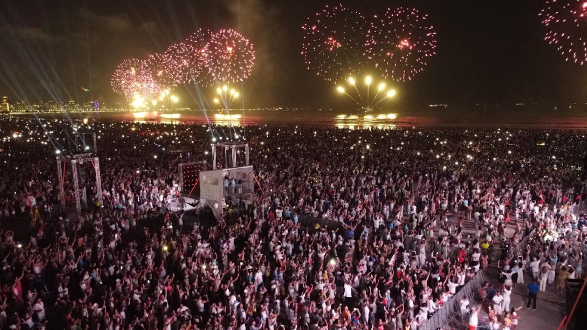 Além do show pirotécnico, a virada marca o início oficial das comemorações dos 480 anos da Cidade